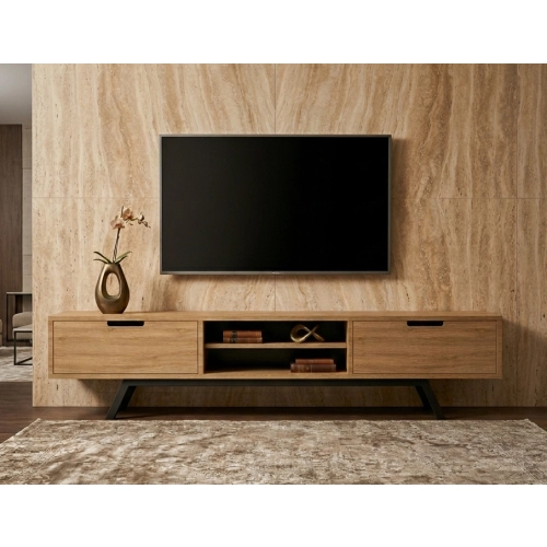 Szafka RTV-29 Drewno Lite Dąb Loft Lakier Rozmiary od 100 cm do 200 cm PREMIUM